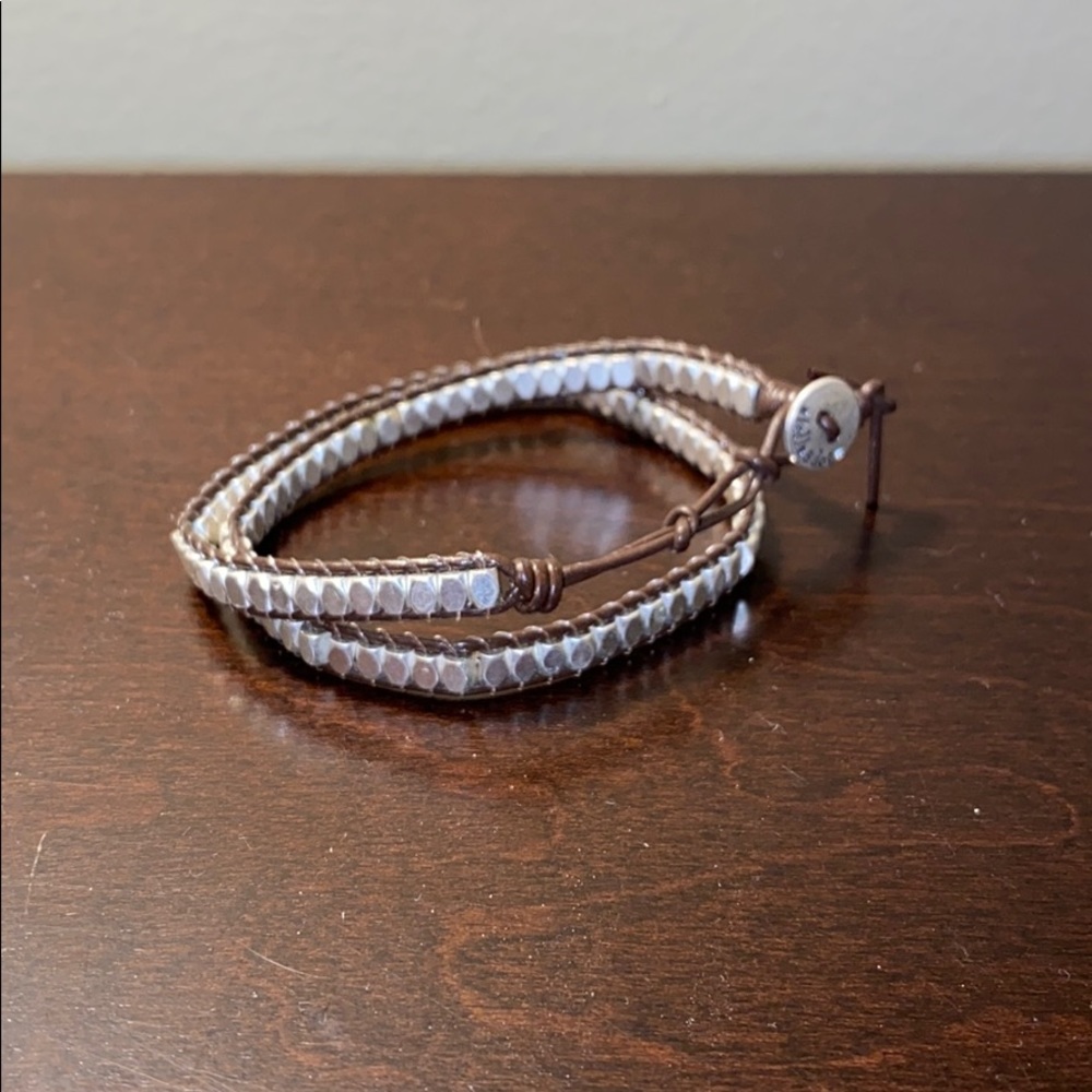 Stella & Dot metal wrap bracelet